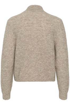 Gestuz DebbieGZ Cardigan Warm Sand Melange - hvittrad.no