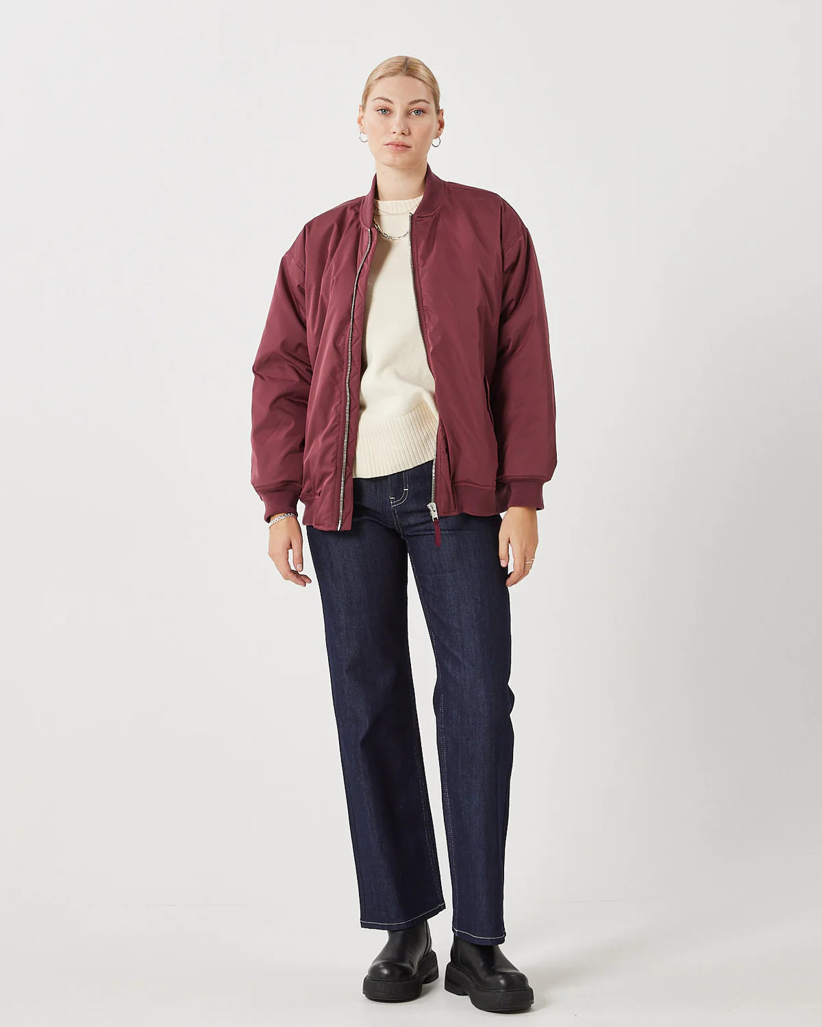 Hennia 9889 Jacket Burgundy
