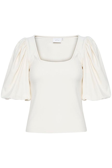 Gestuz RifaGZ Balloon Top Birch - hvittrad.no