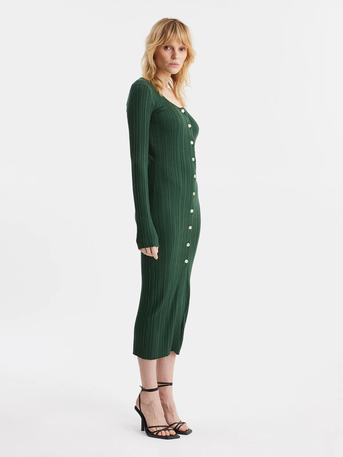 Tanya Knit Dress Dk. Green