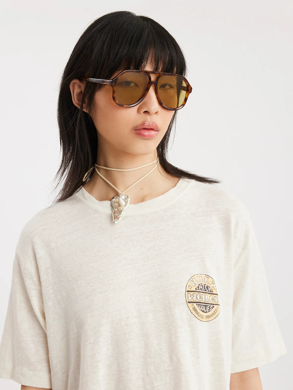 Kjerag Surf Tee Ecru