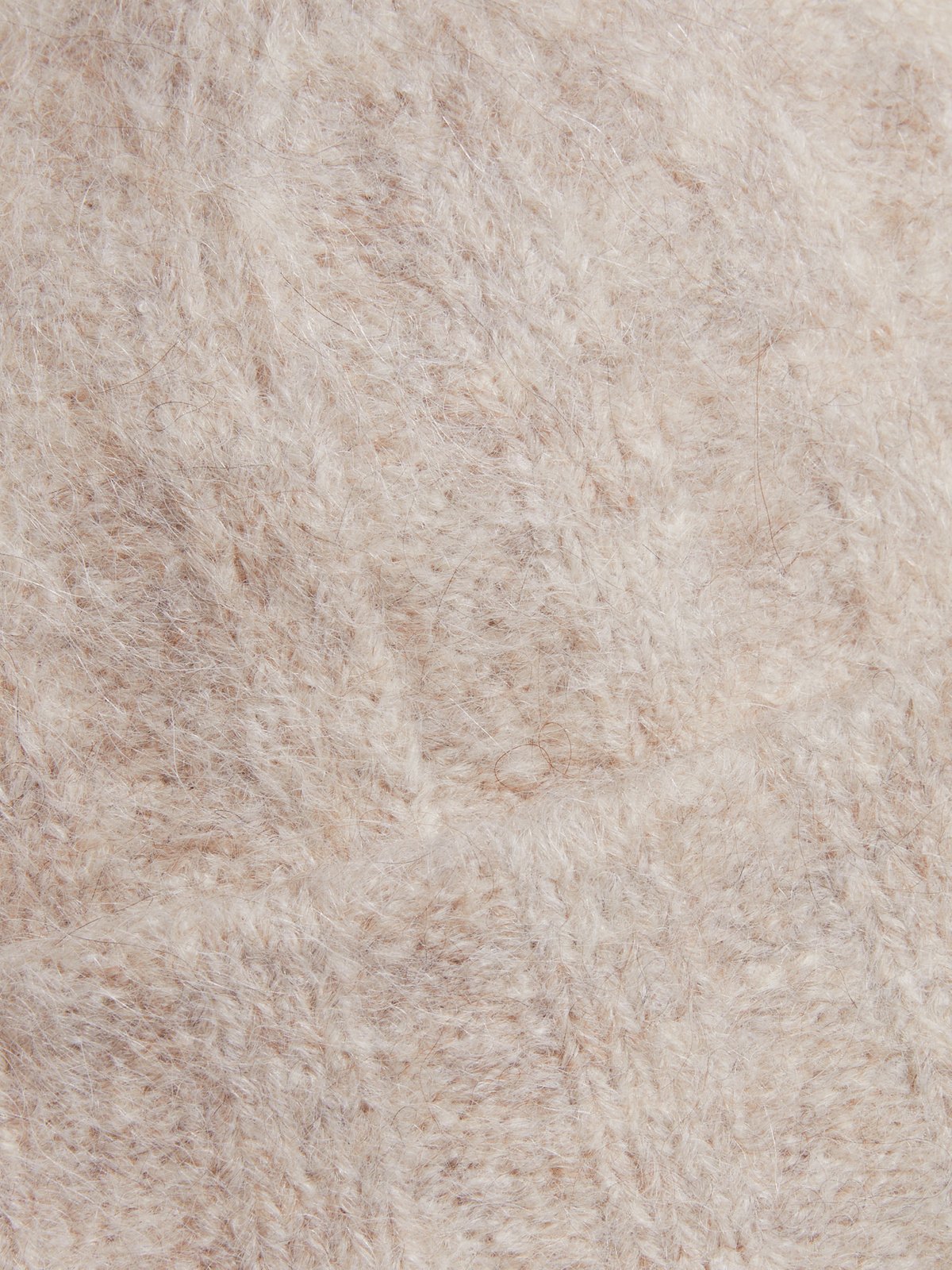 Holzweiler Erica Fluffy Beanie Sand - hvittrad.no