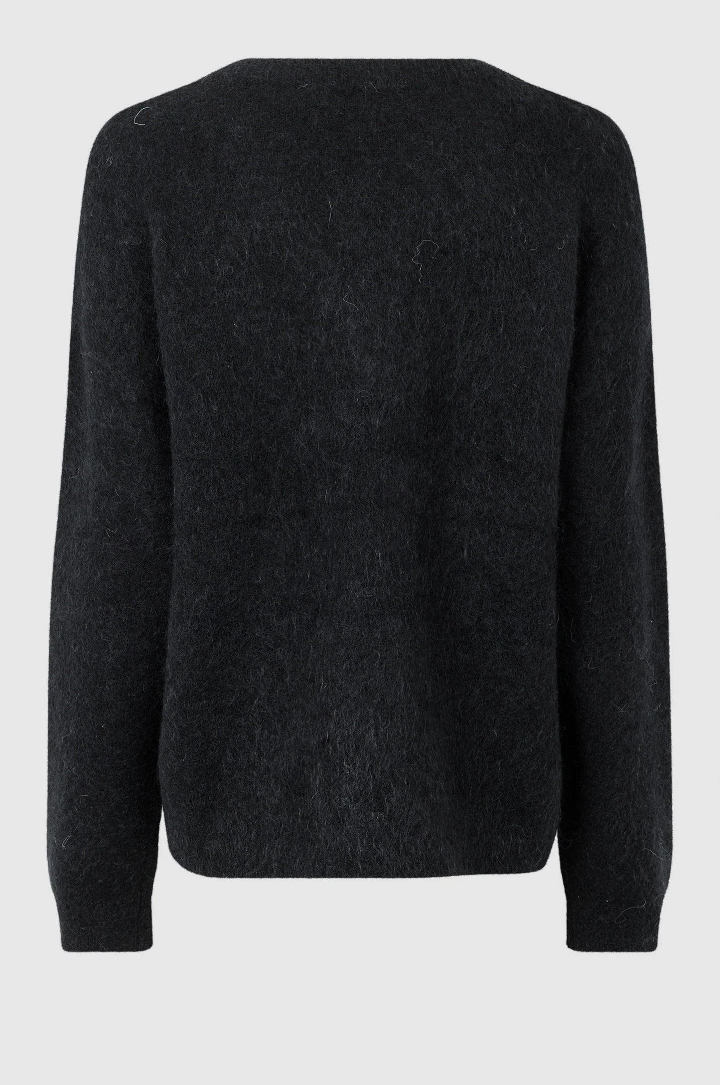 Brook Knit Oversize V-Neck Black