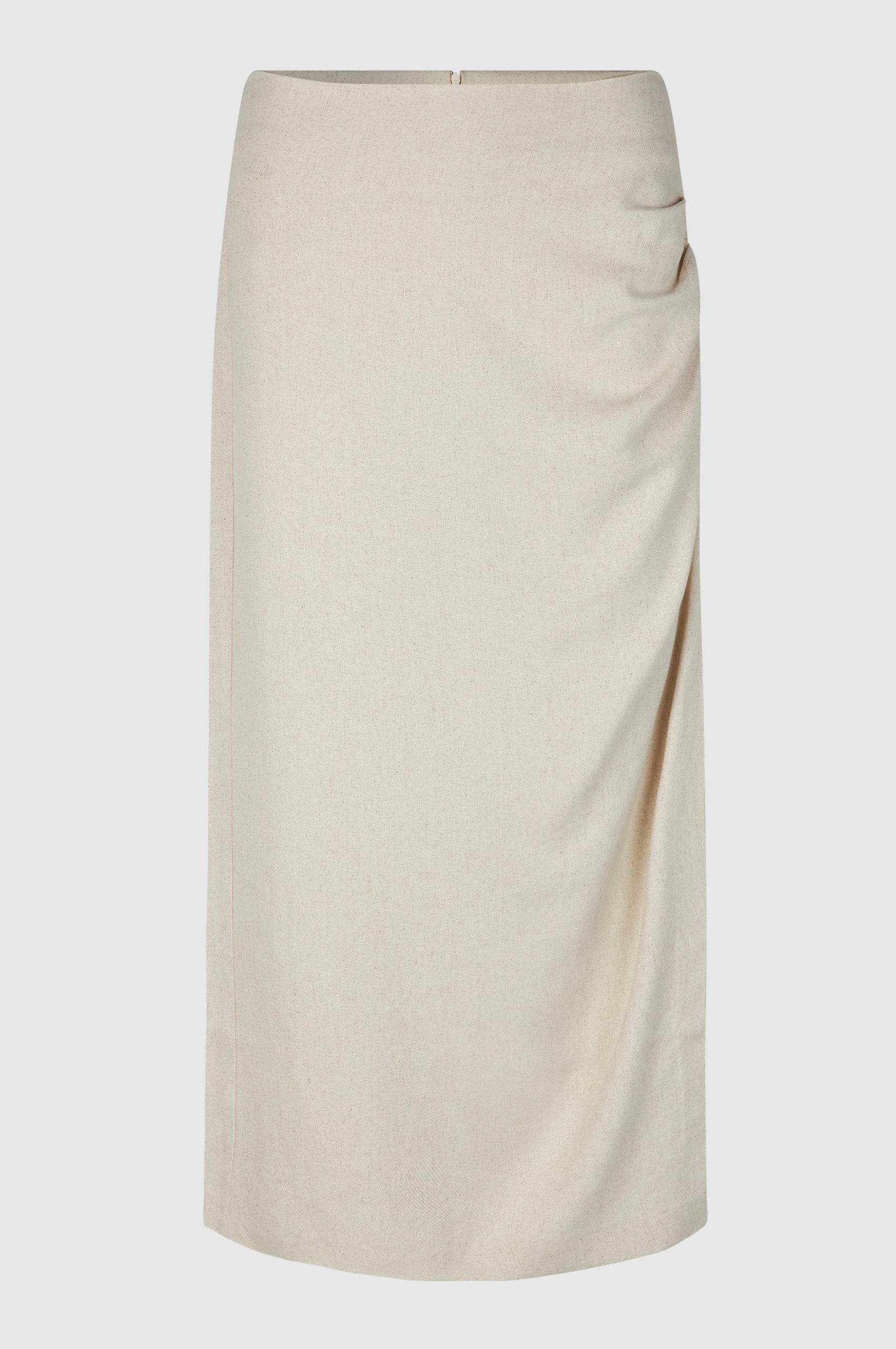 Second Female Estivo Skirt Dark Chalk - hvittrad.no