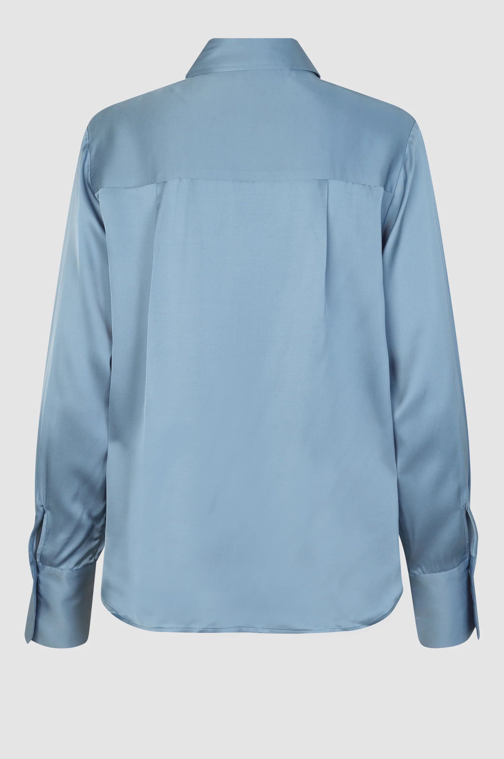 Second Female Galla Classic Shirt Ashley Blue - hvittrad.no