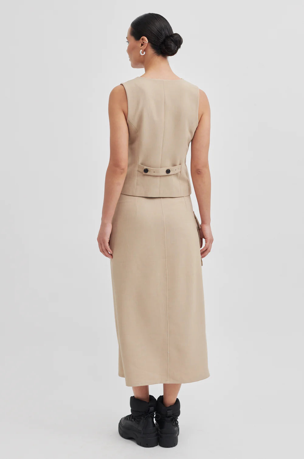 Second Female Felice Skirt Roasted Cashew - hvittrad.no