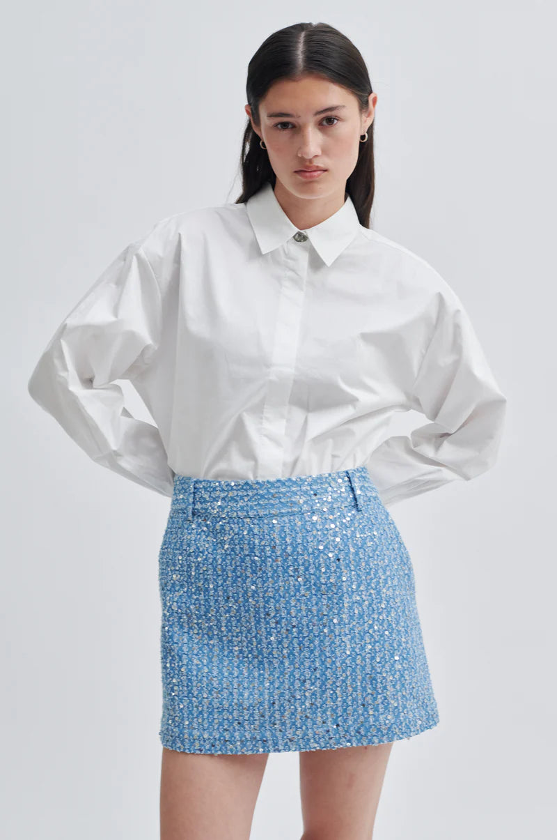 Second Female Occasion New Shirt White - hvittrad.no