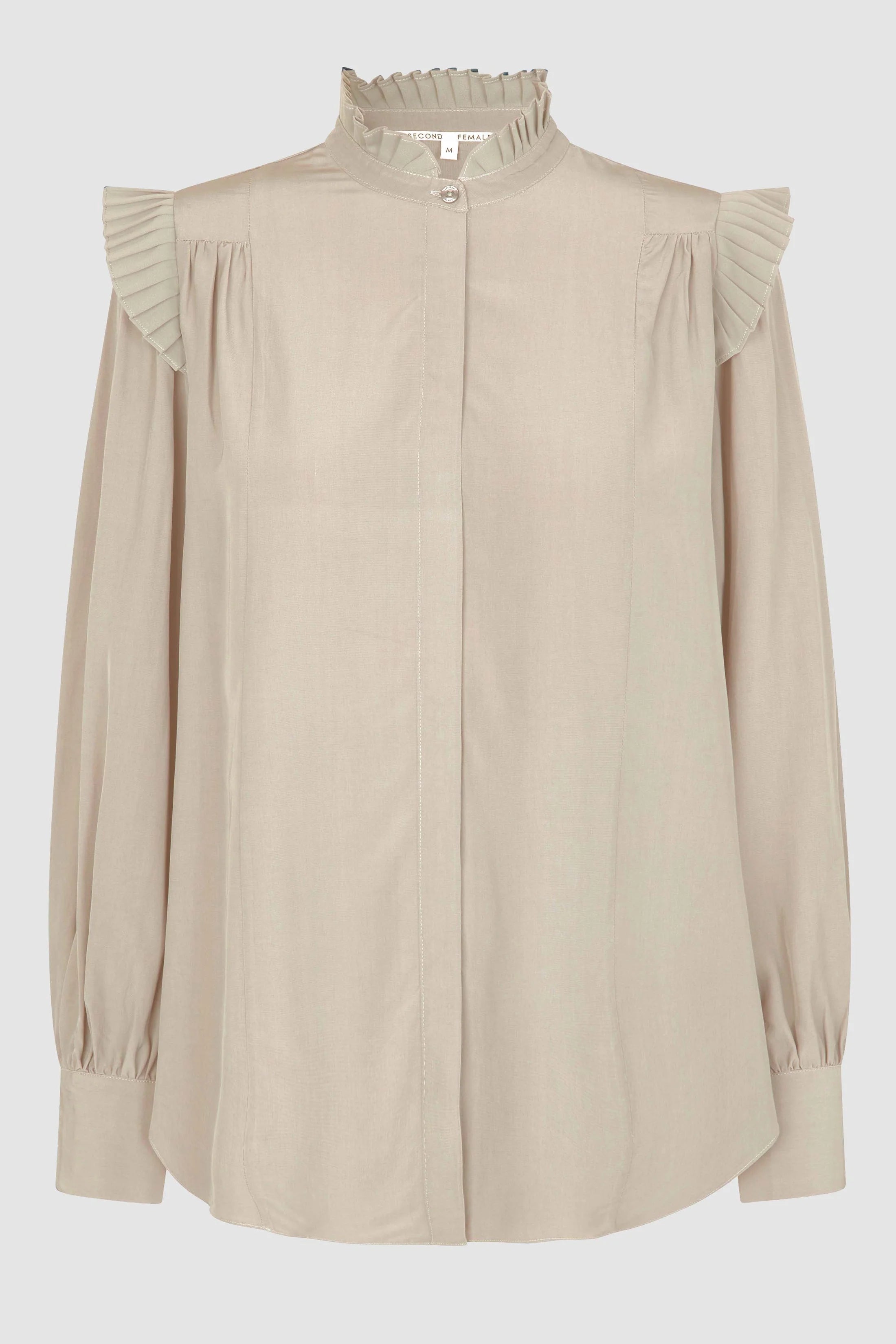 Second Female Kaia Shirt French Oak - hvittrad.no