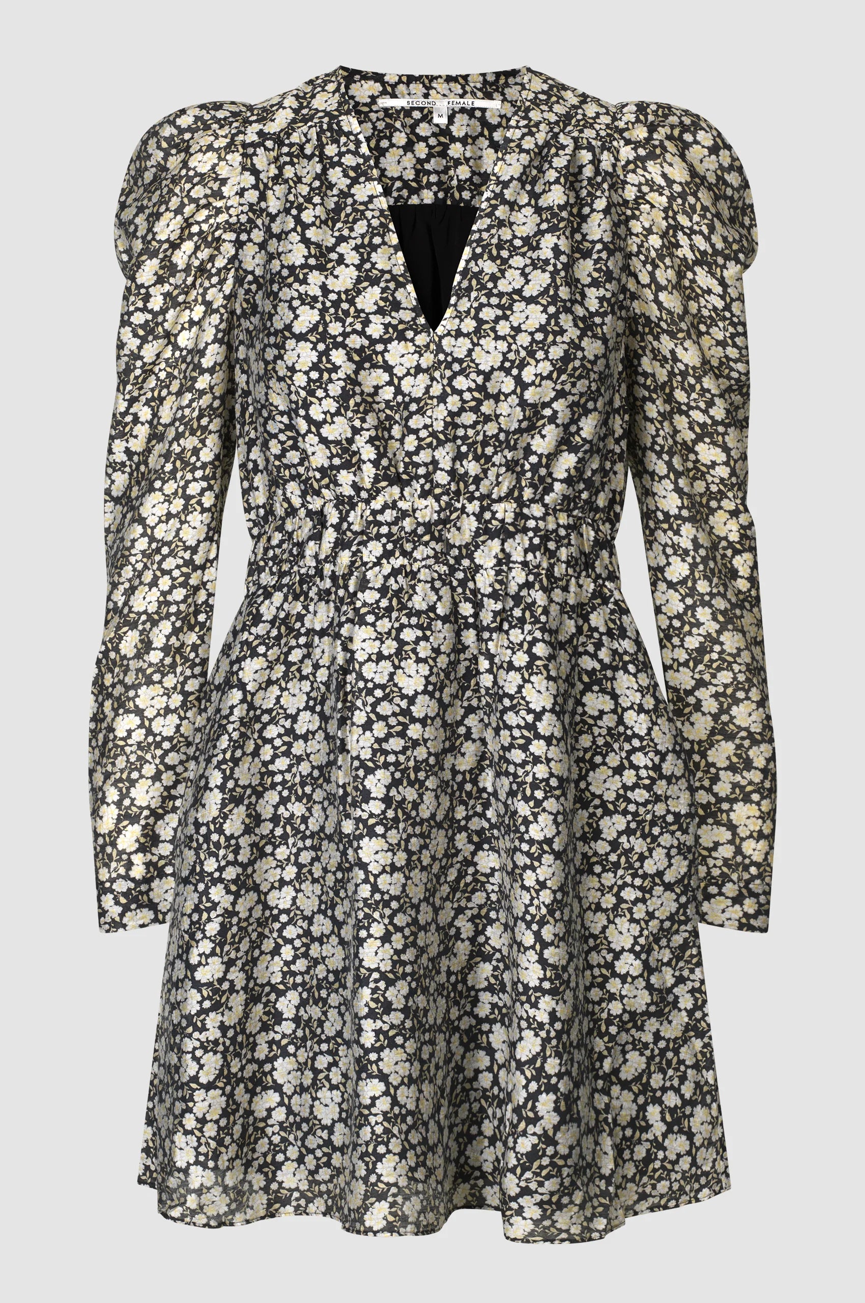 Second Female Vivi Dress Black - hvittrad.no