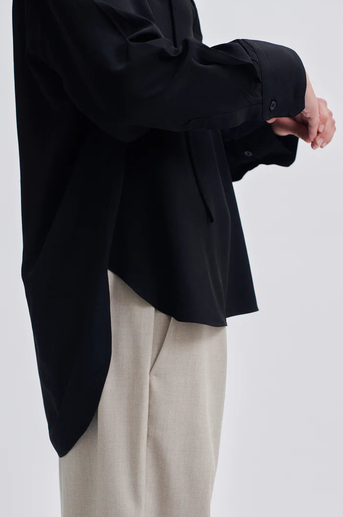 Second Female Cibelle Tunic Blouse Black - hvittrad.no