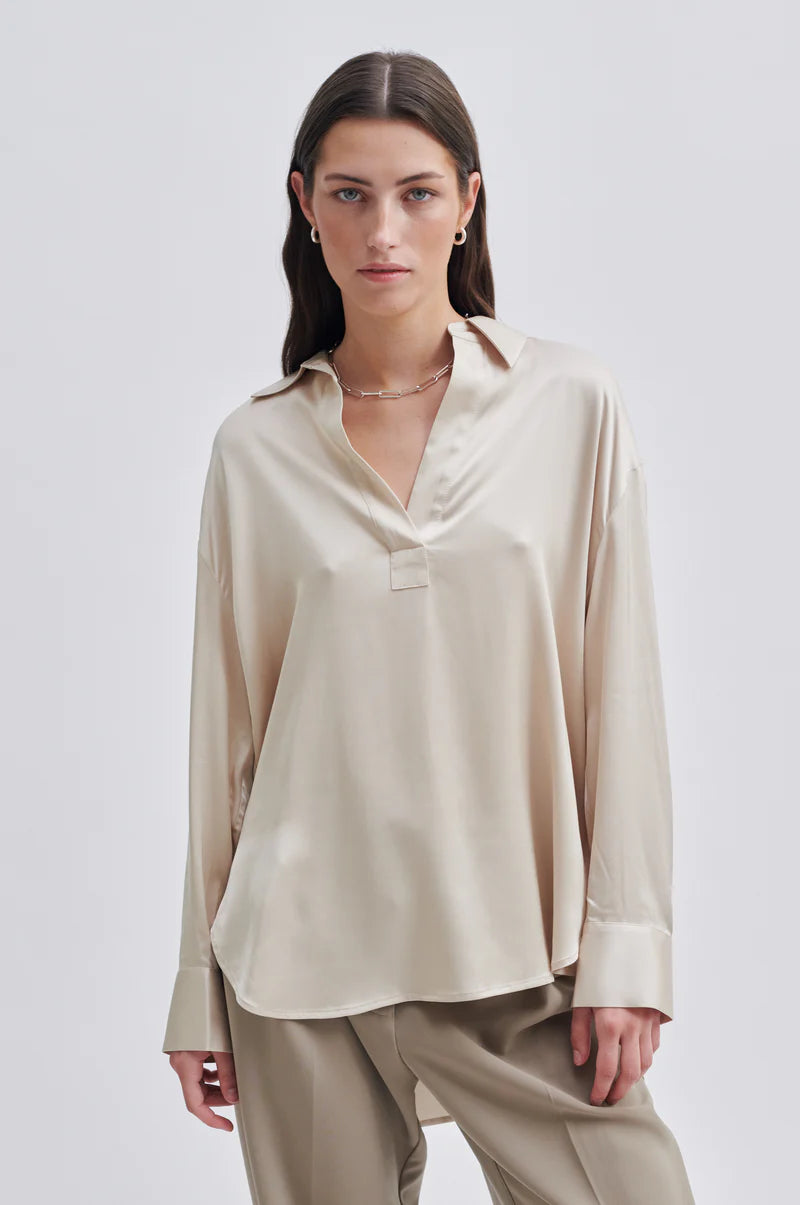 Second Female Galla Blouse French Oak - hvittrad.no
