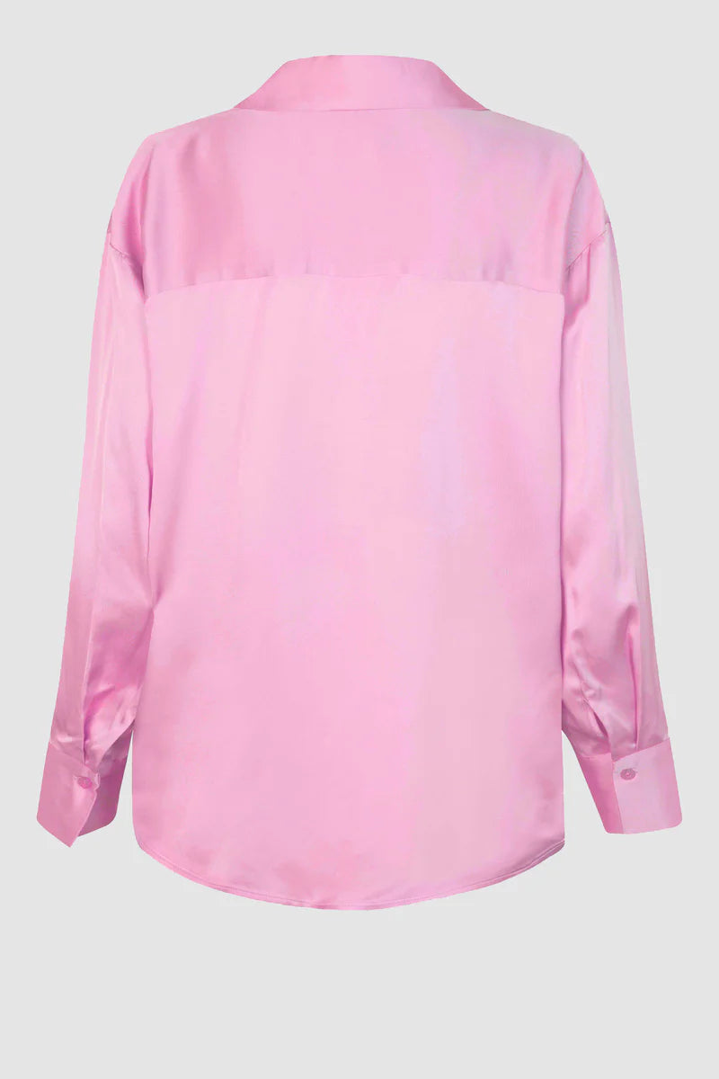 Second Female Galla Blouse Begonia Pink - hvittrad.no