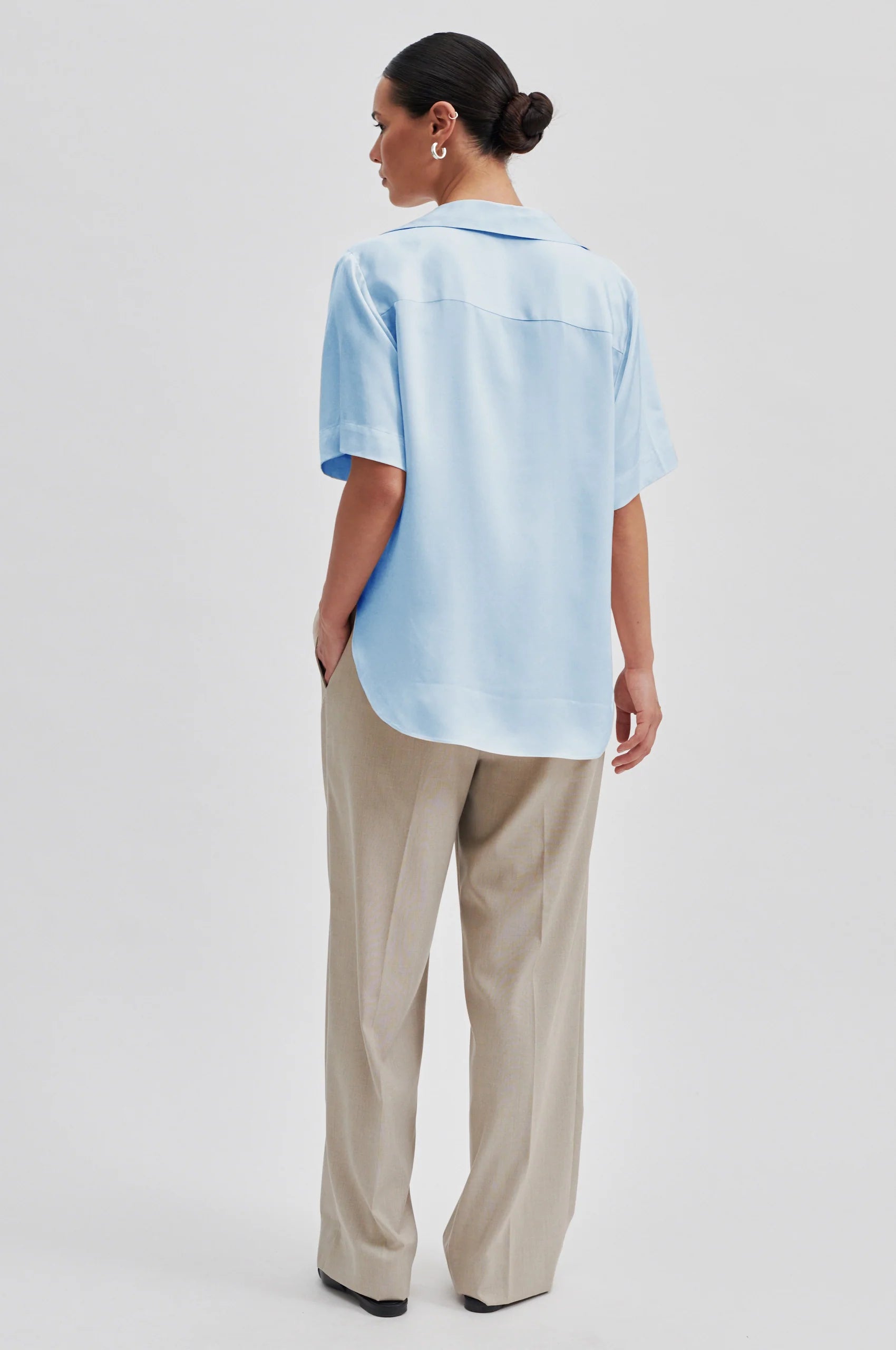 Second Female Bardi Blouse Ice Water - hvittrad.no