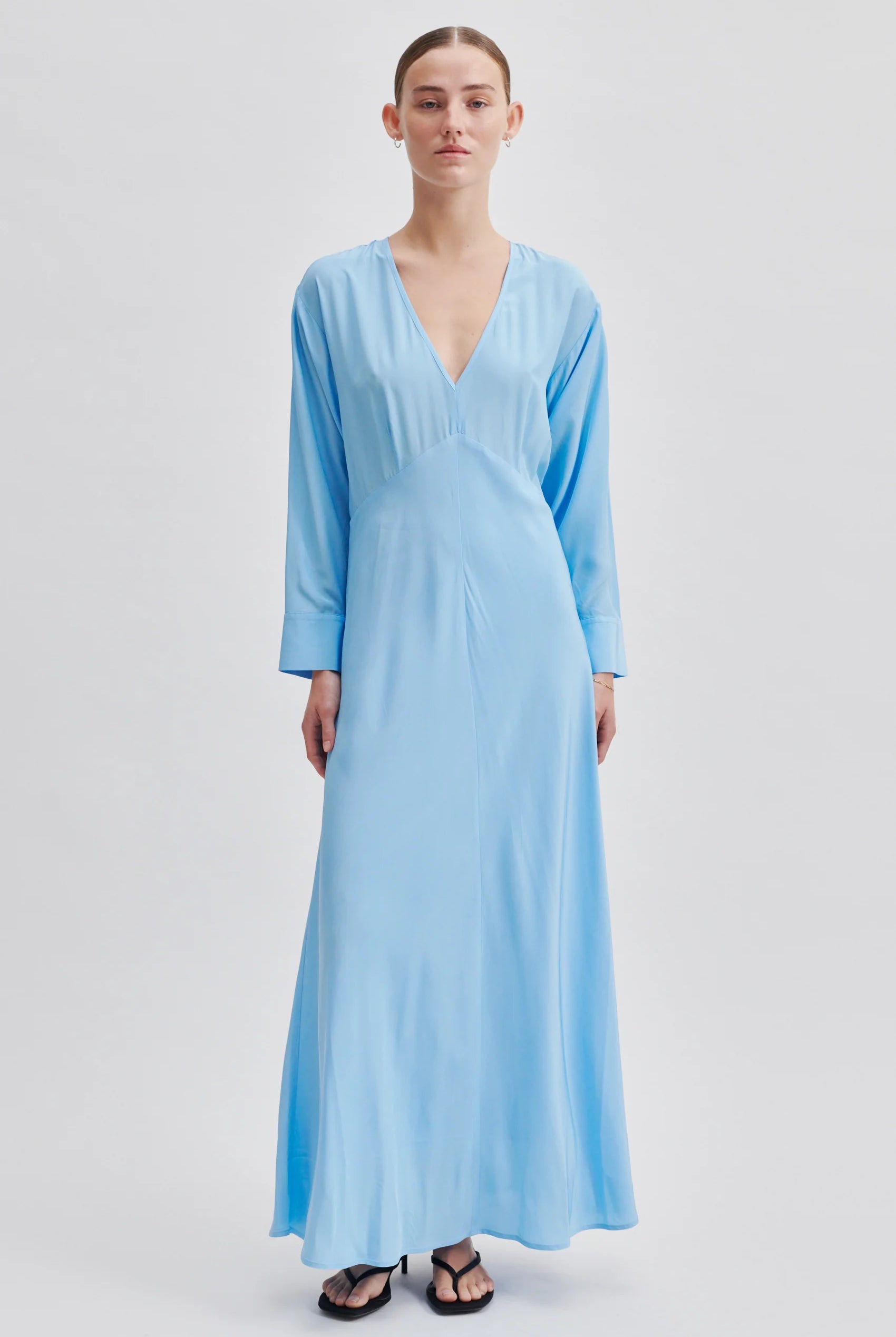 Second Female Silicas Dress Alaskan Blue - hvittrad.no