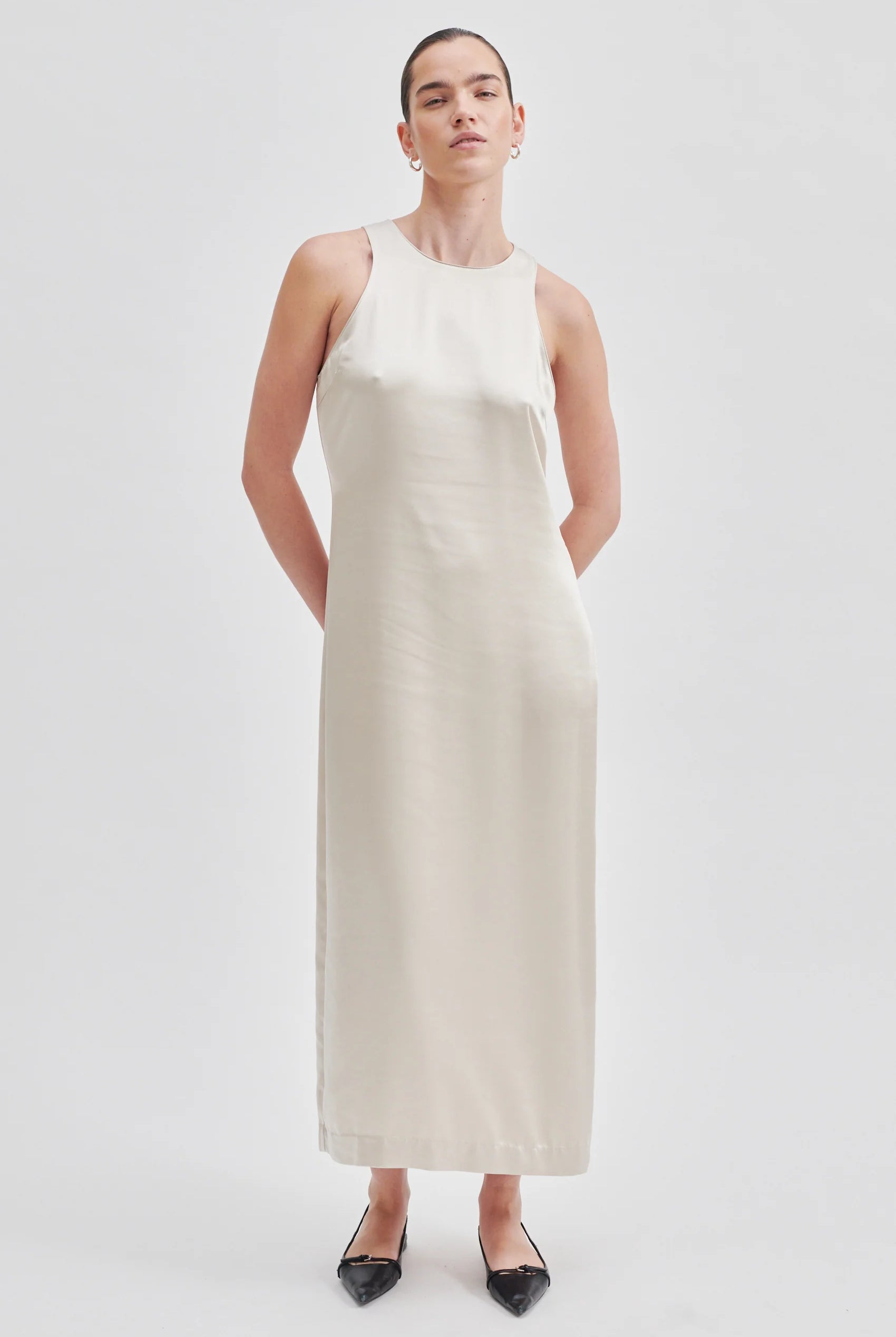 Second Female Odile Dress Pumice Stone - hvittrad.no