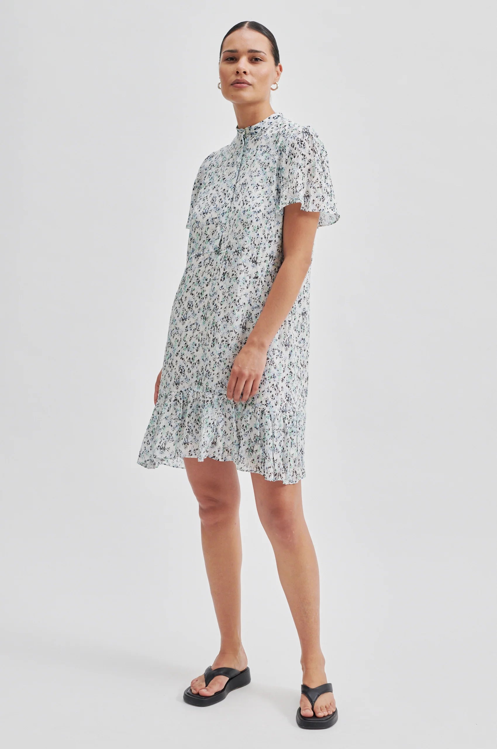 Second Female Elle Dress Alaskan Blue - hvittrad.no