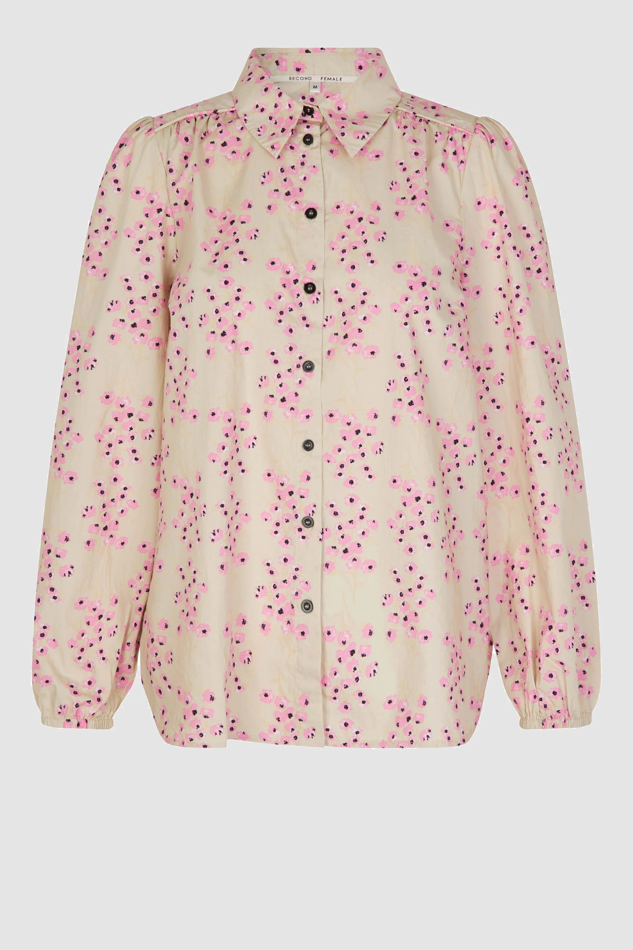 Second Female Claud Shirt Begonia Pink - hvittrad.no