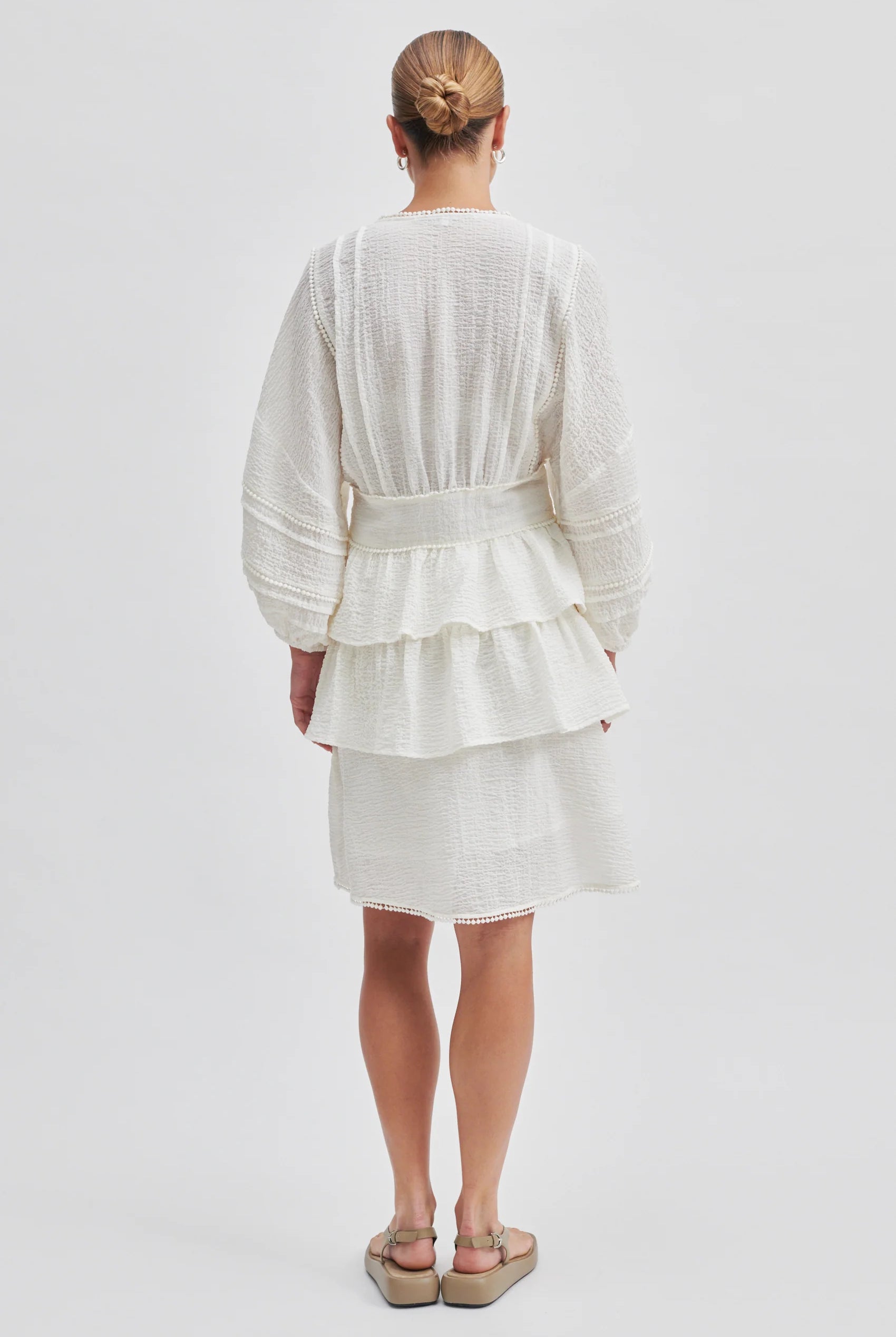 Second Female Mallani Dress Snow White - hvittrad.no