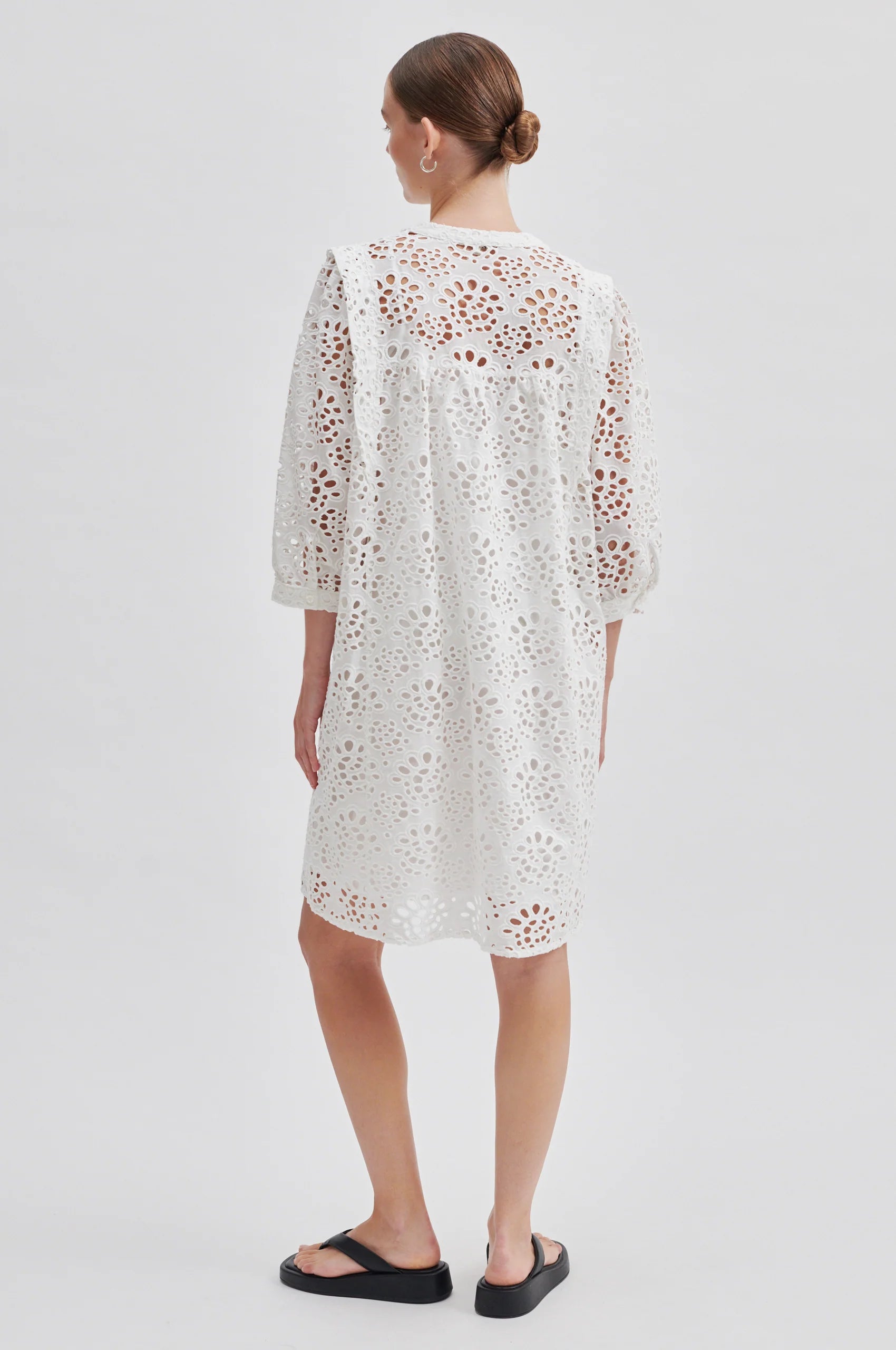Second Female Stefanie Dress White - hvittrad.no