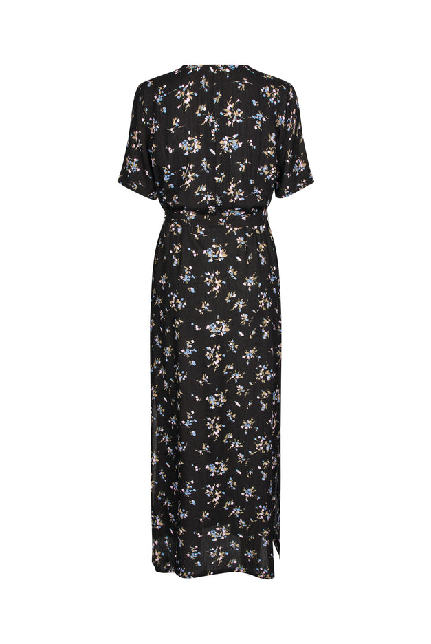 Mbym Sloana-M Dress Black Revana Print - hvittrad.no
