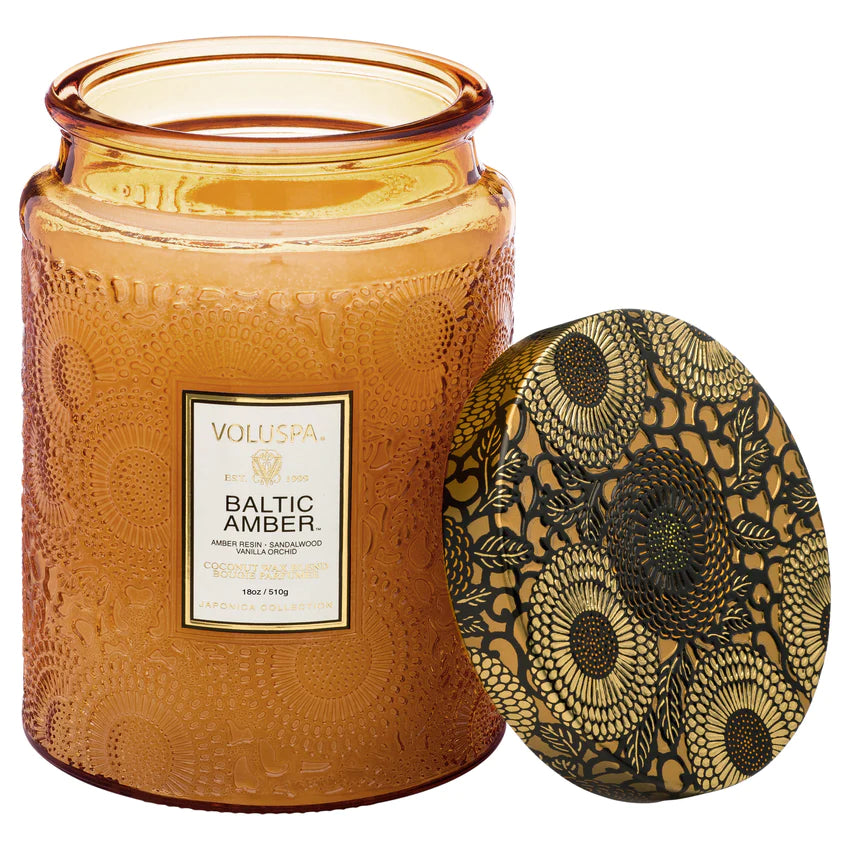 Large Jar Candle - Baltic Amber 510g