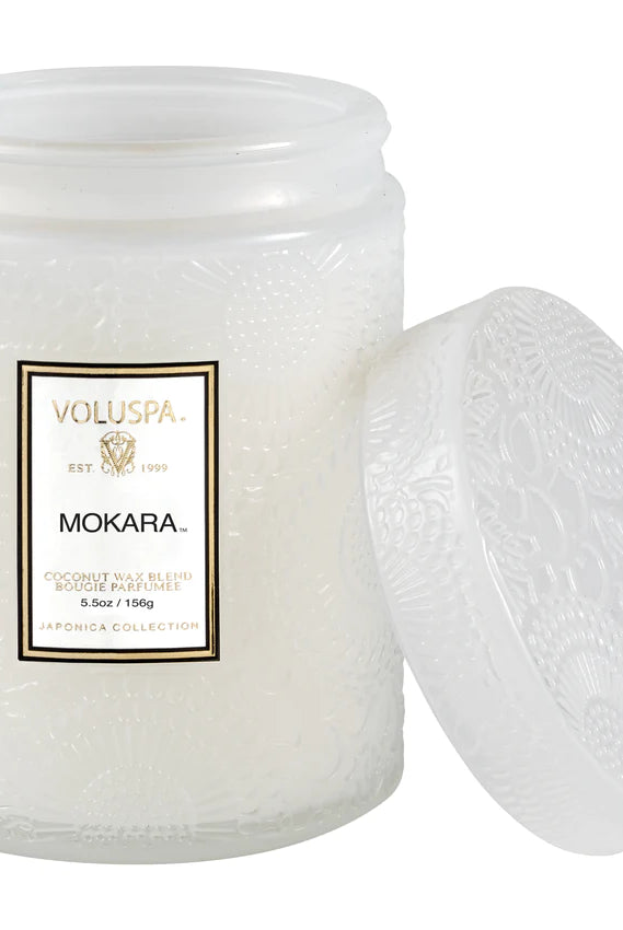 Voluspa Small Jar Candle - Mokara 156g - hvittrad.no
