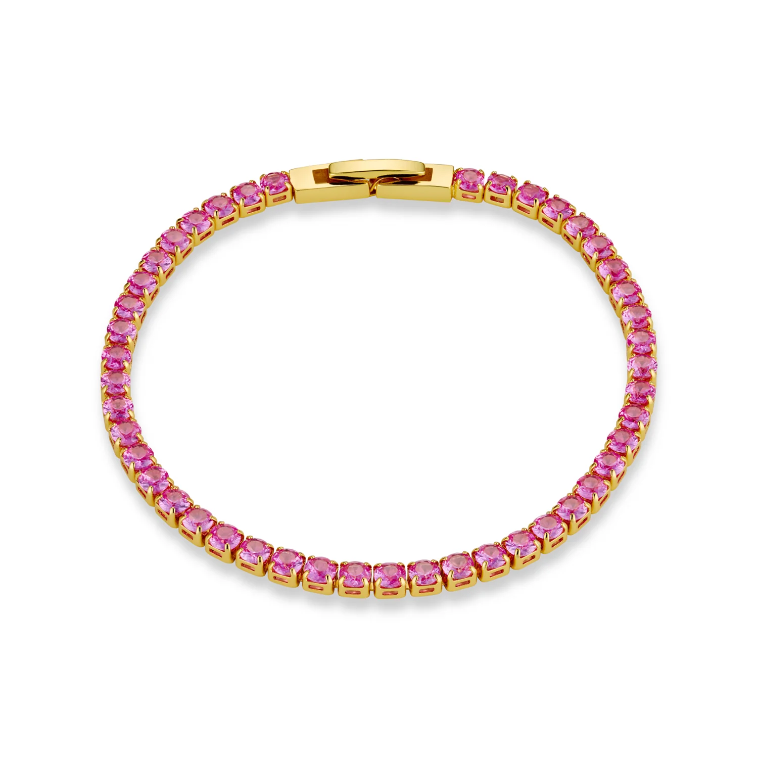 Orelia Tennis Bracelet Rose - hvittrad.no
