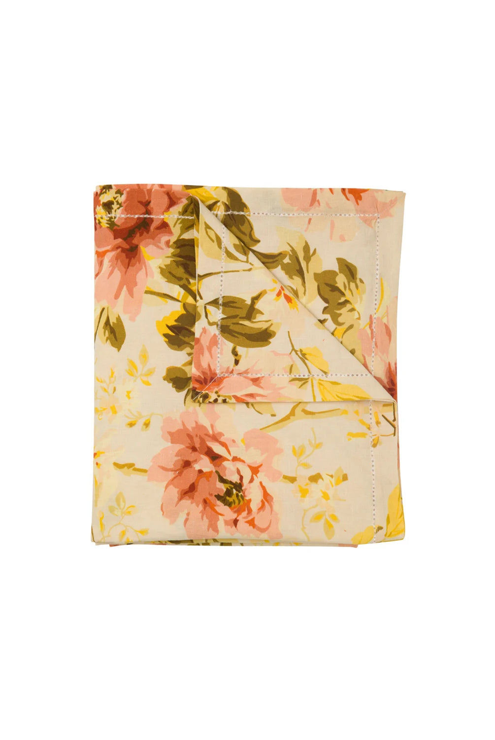 byTiMo Table Cloth Linen 140x300cm Blooming - hvittrad.no