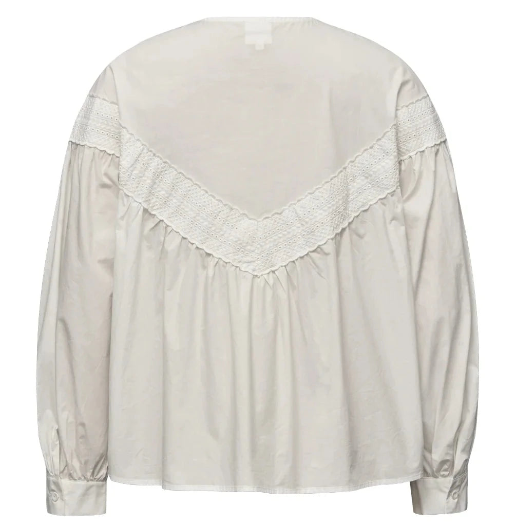 Gossia AnnebelleGO Blouse Off-White - hvittrad.no