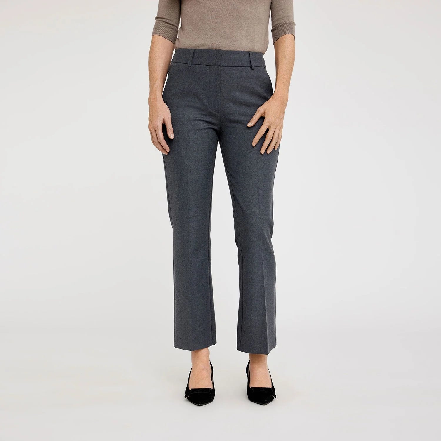 Five Units Clara Ankle 555 Grey Blue Melange - hvittrad.no