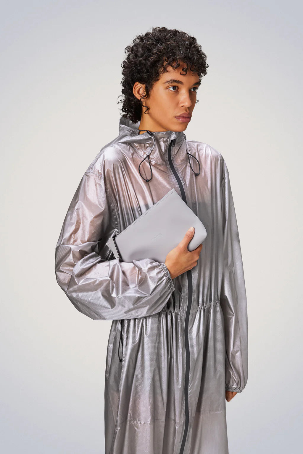 Rains Cosmetic Bag W3 Flint - hvittrad.no