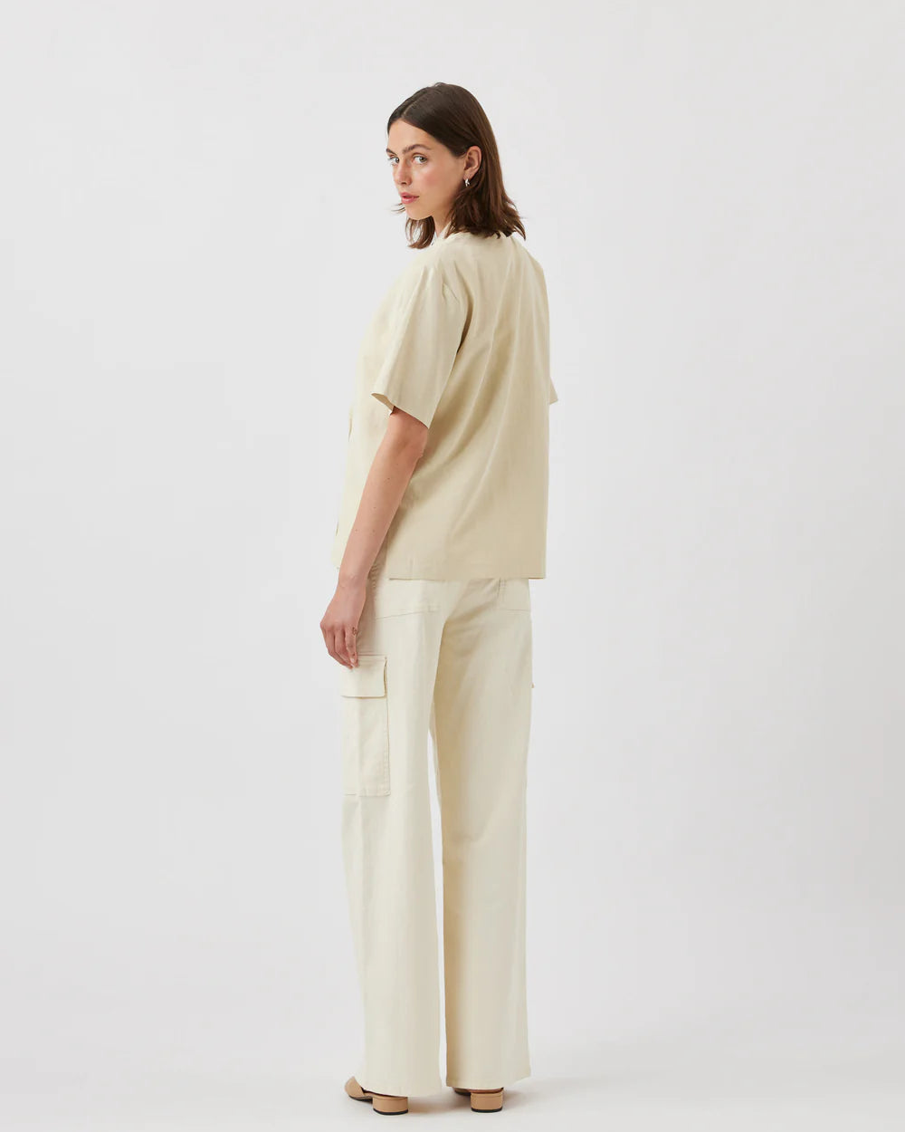 Minimum Essas 3028 Shirt Brown Rice - hvittrad.no