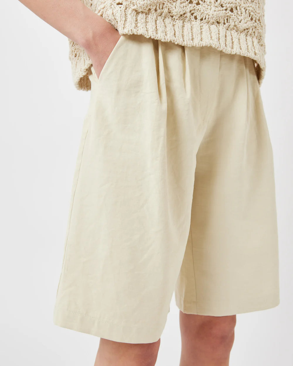 Minimum Esthelle 3028 Shorts Brown Rice - hvittrad.no