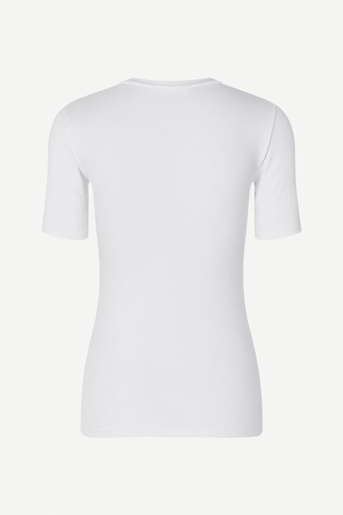 Samsøe Samsøe Saalexo T-Shirt 7542 White - hvittrad.no