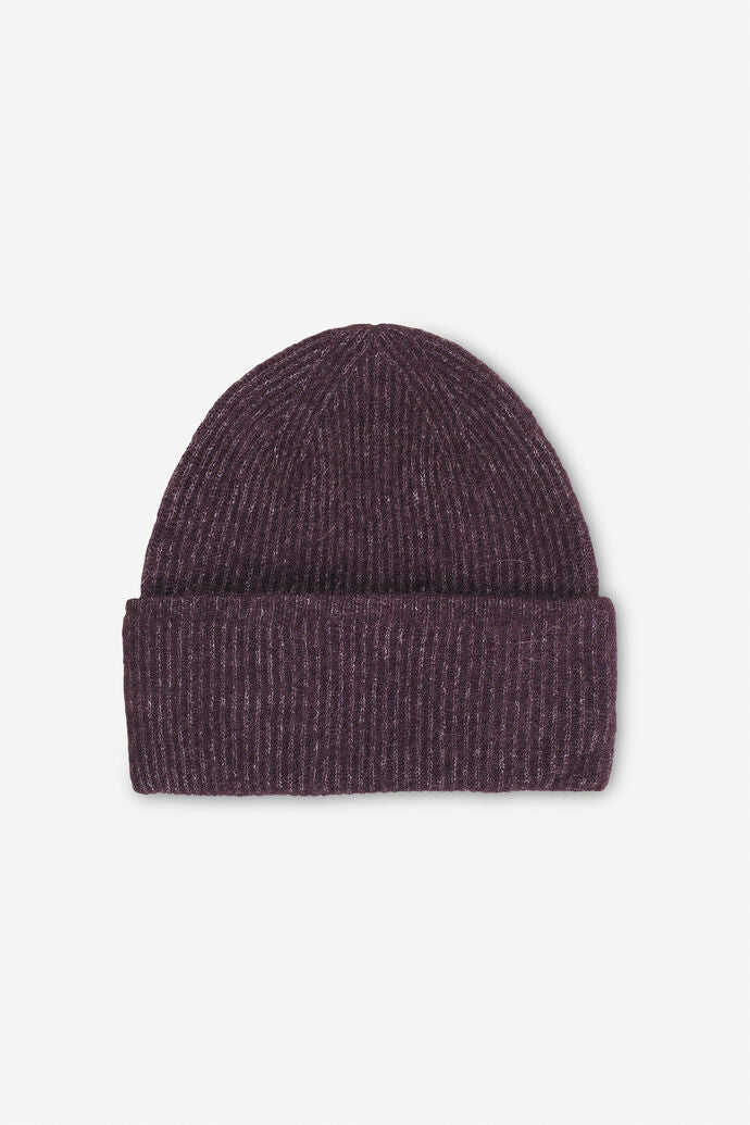 Samsøe Samsøe Nor Hat 7355 Plum Perfect - hvittrad.no