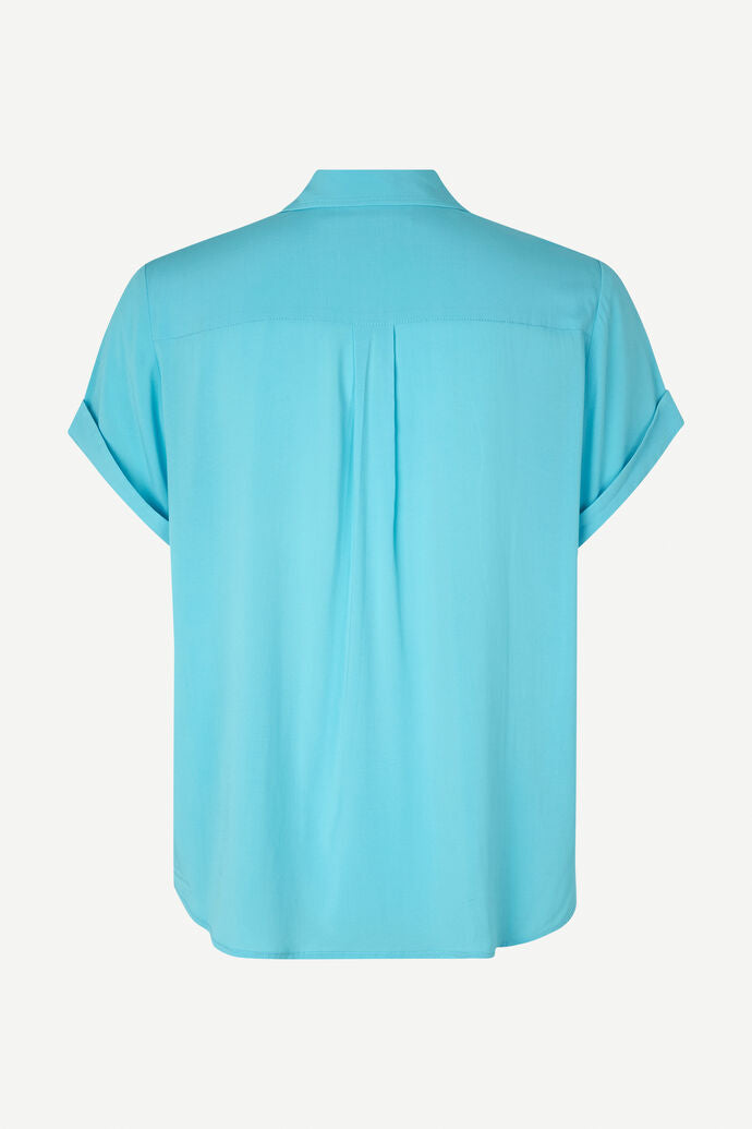 Majan SS Shirt 9942 Blue Topaz