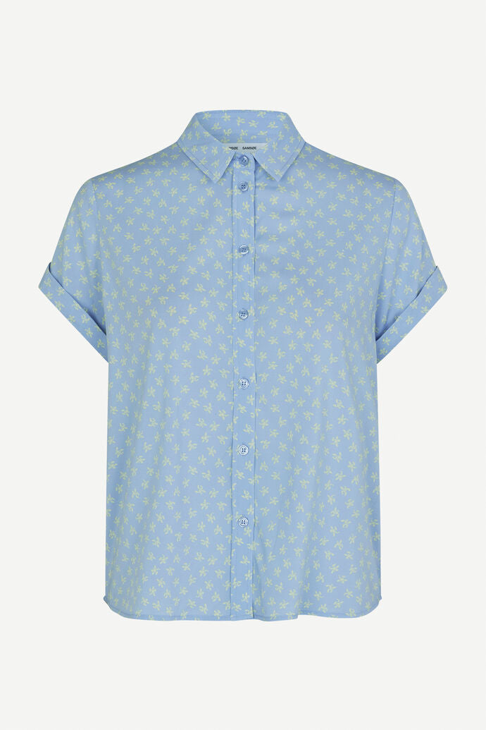 Samsøe Samsøe Majan SS Shirt 9942 Orchid Sorbet - hvittrad.no