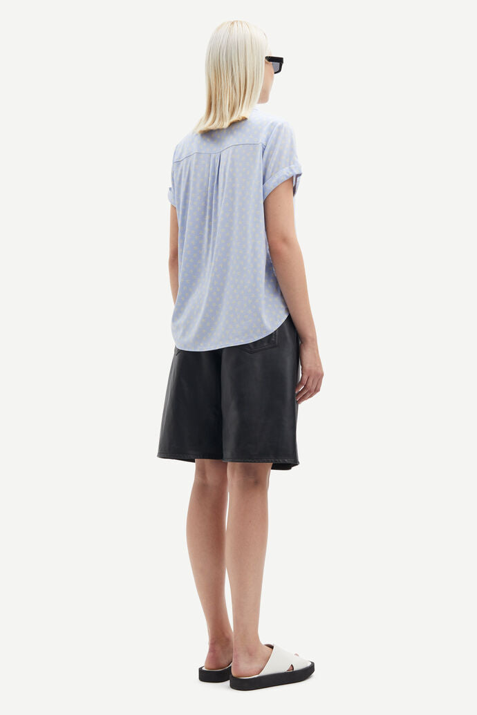 Samsøe Samsøe Majan SS Shirt 9942 Orchid Sorbet - hvittrad.no