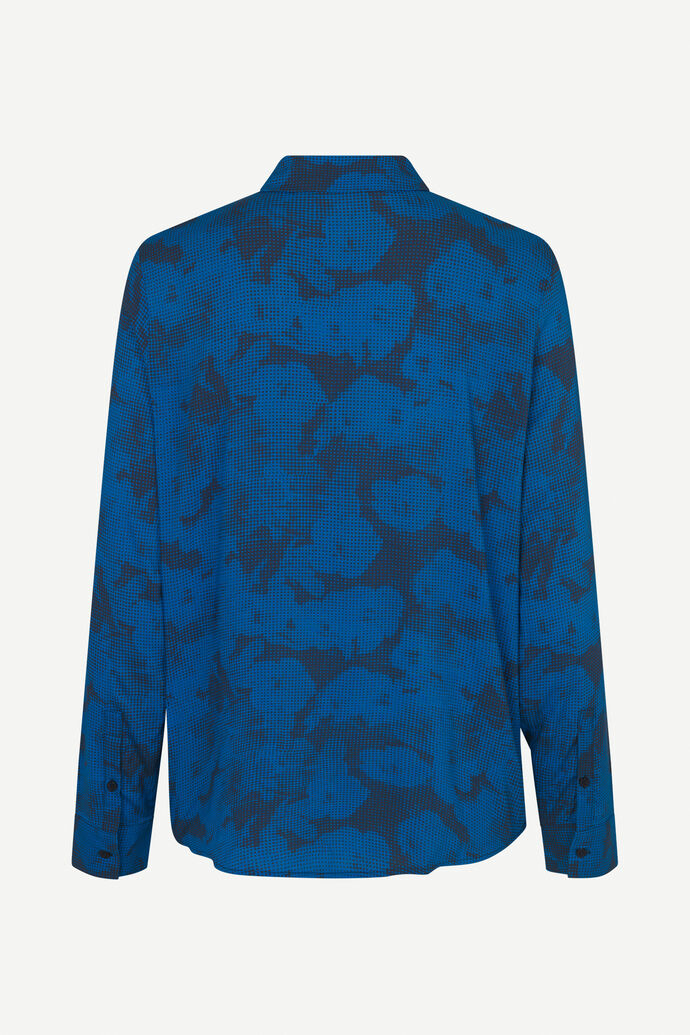 Samsøe Samsøe Milly Shirt Aop 9942 Freesia Skydiver - hvittrad.no
