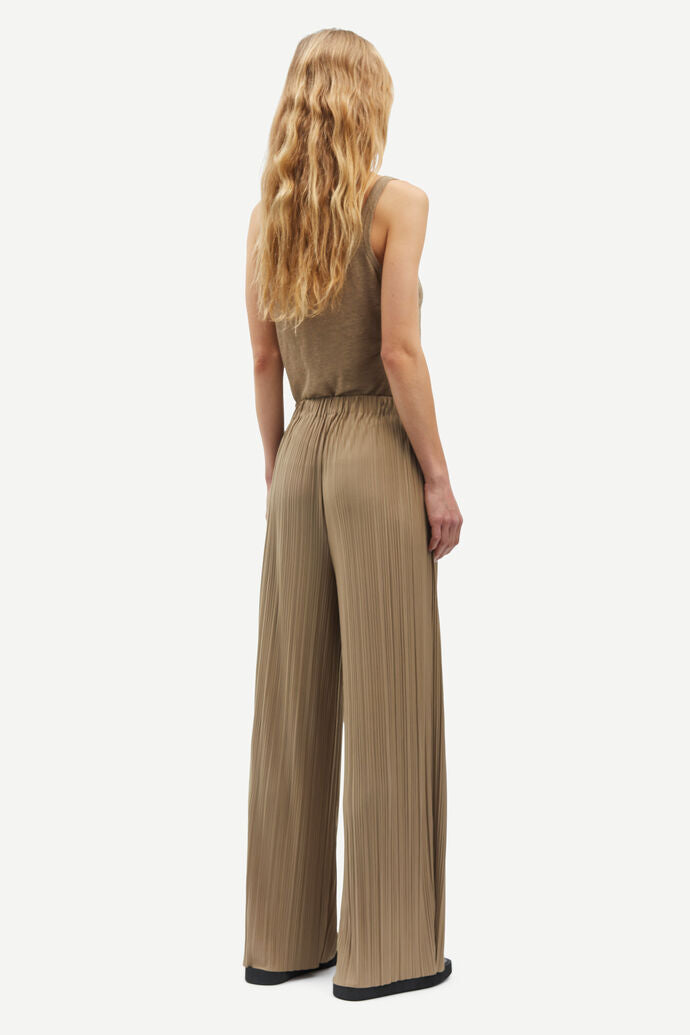 Samsøe Samsøe Uma Trousers 10167 Lead Gray - hvittrad.no