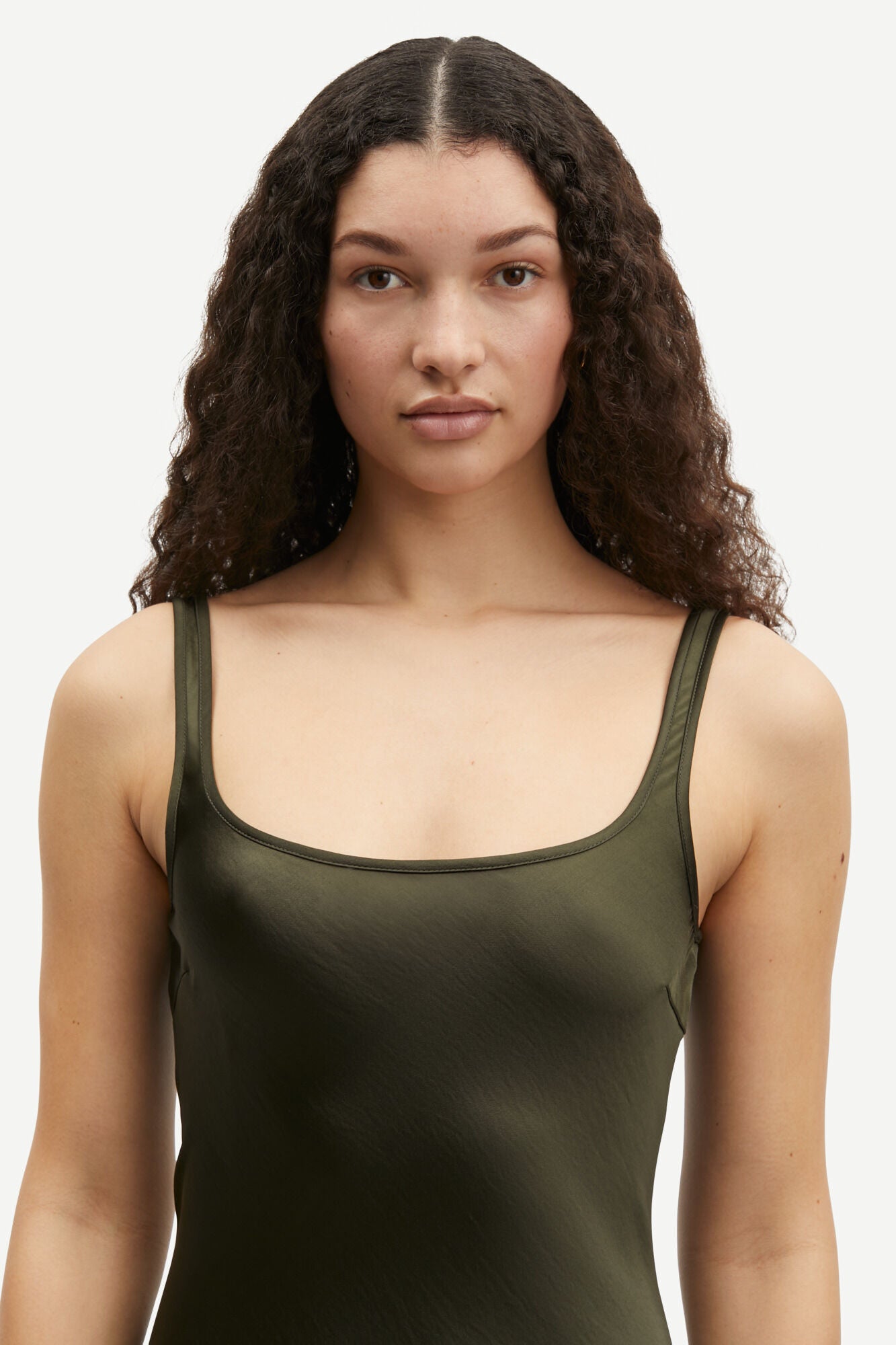 Samsøe Samsøe Sunna Dress 12956 Forest Night - hvittrad.no