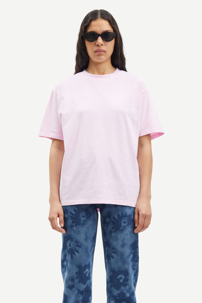 Samsøe Samøse Eira T-Shirt 14508 Lilac Snow - hvittrad.no