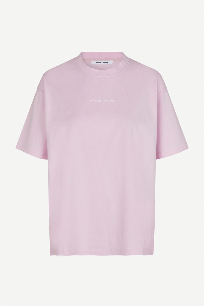 Samsøe Samøse Eira T-Shirt 14508 Lilac Snow - hvittrad.no