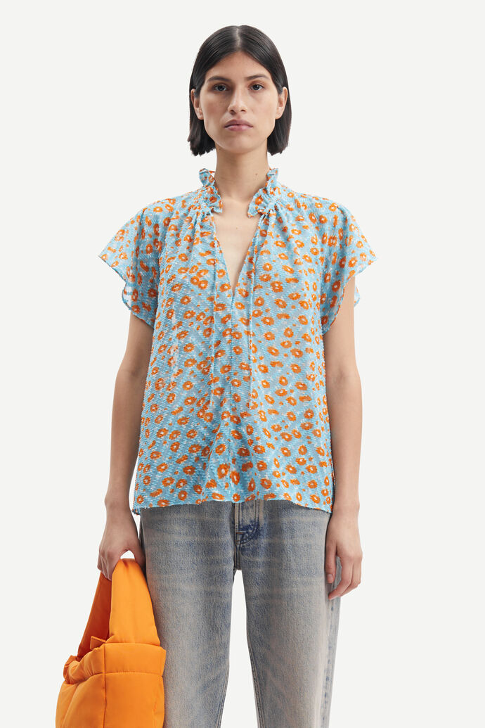 Karookh Blouse 14573 Ditsy Topaz