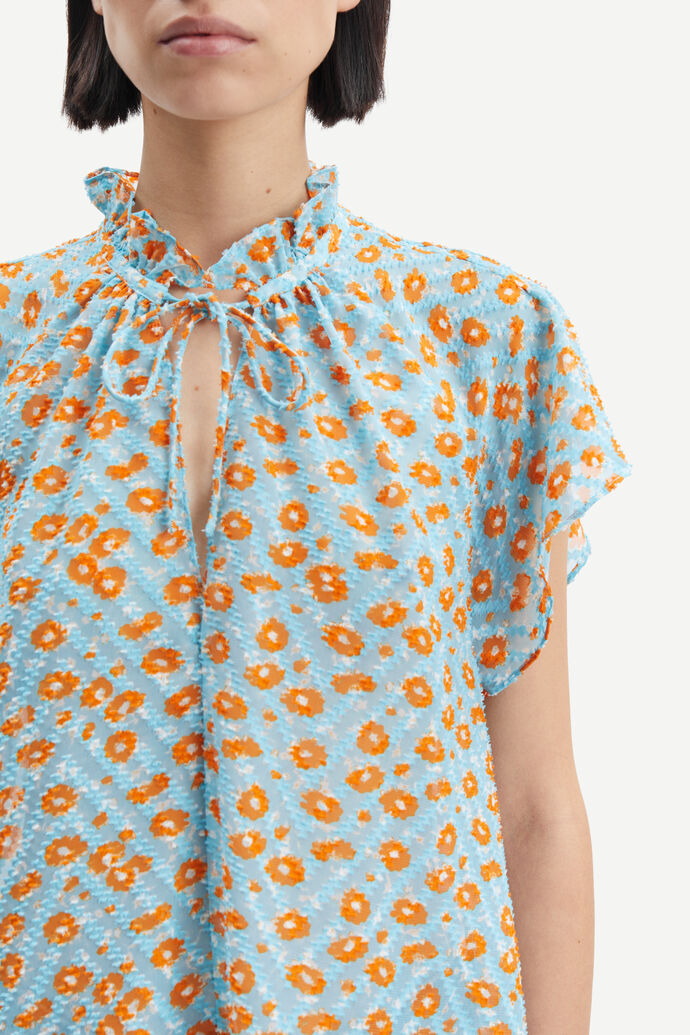 Karookh Blouse 14573 Ditsy Topaz