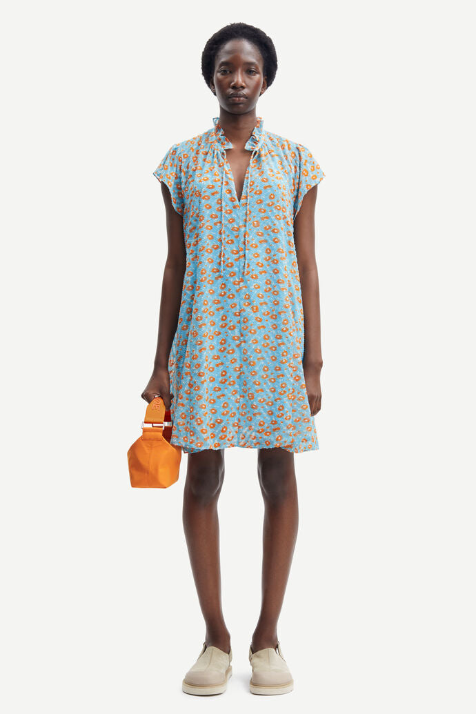 Karookh Dress 14573 Ditsy Topaz