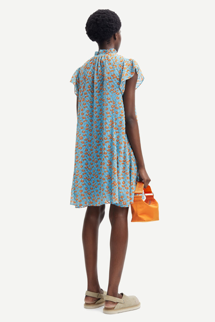 Karookh Dress 14573 Ditsy Topaz