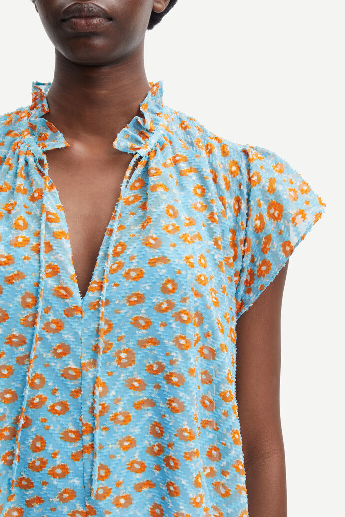Karookh Dress 14573 Ditsy Topaz