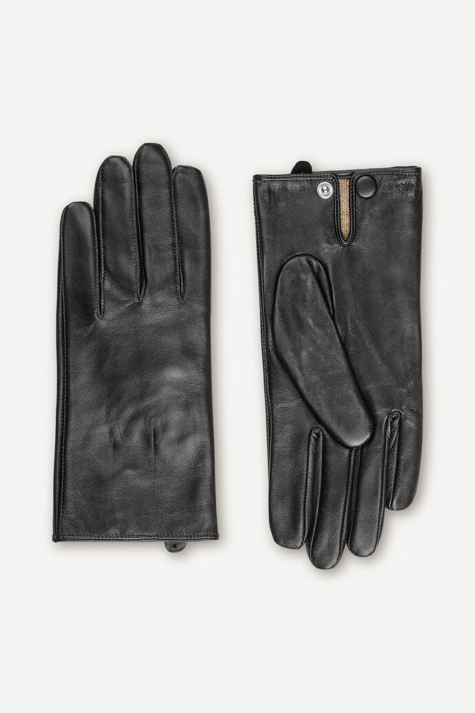 Samsøe Samsøe Mora Gloves 14877 Black - hvittrad.no