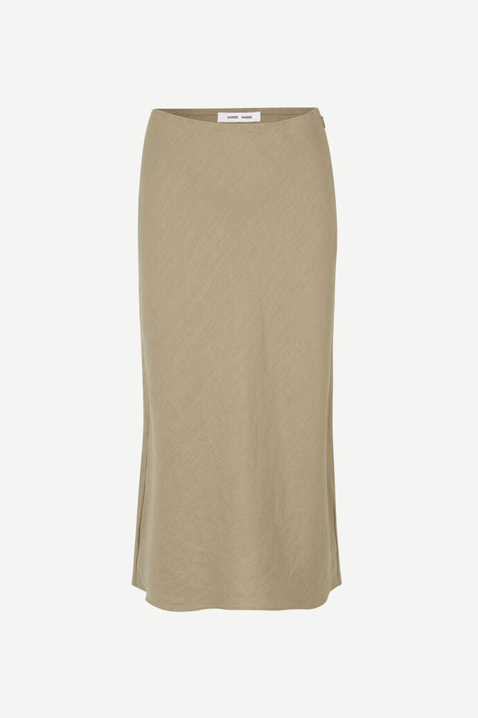 Samsøe Samsøe Saagneta Skirt 14329 Chinchilla - hvittrad.no